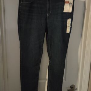 Women's Slim Fit Jeans in Deep Blue